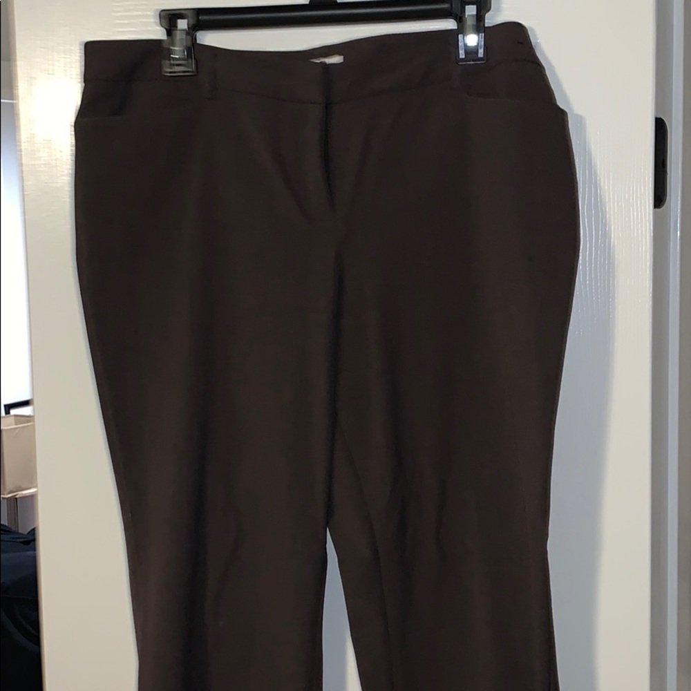 Chocolate brown dress pant(matching jacket avail)